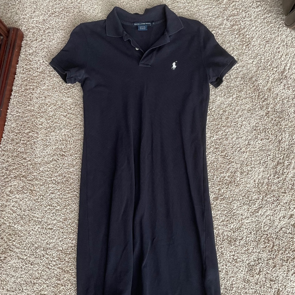 Navy Ralph Lauren collared dress